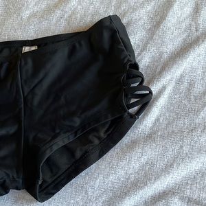 Swim shorts/swimsuit side braids bottoms